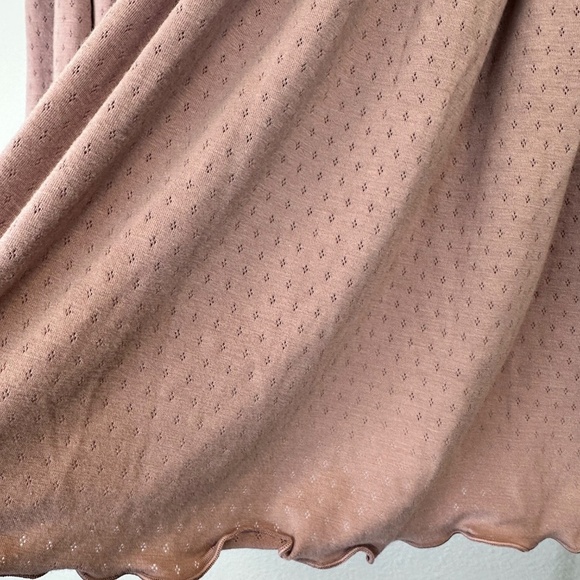 LaceMade Miss Taro Knit Skort Mauve/Pink size Large | Balletcore | Coquettecore - Picture 5 of 7